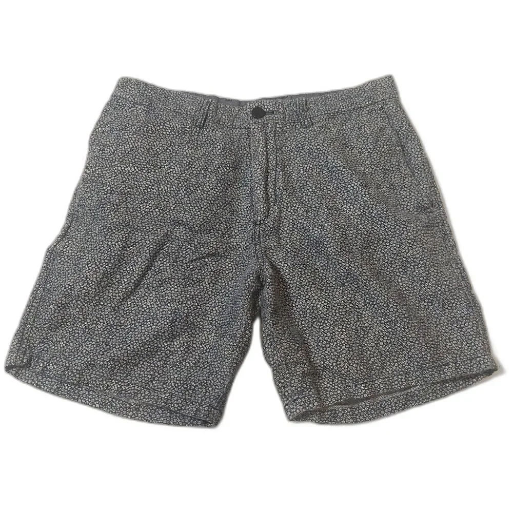 Banana Republic Aiden Shorts Size 30 Blue Linen